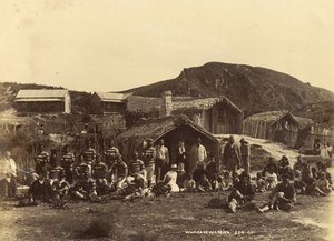 Whakerewarewa, 1889 of 1890 (albumineprint)